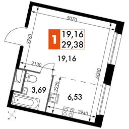 Apartment Sale, 29.38 sq. m. at Dvizhenie. Govorovo, Центральная улица, 47, деревня Говорово, поселение Московский, Москва, Россия #4