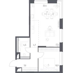 Apartment Sale, 49.56 sq. m. at Vereiskaya 41, Vereyskaya Street, 41, Moscow, Russia #2 Apartment Sale, 49.56 sq. m. at Vereiskaya 41, Vereyskaya Street, 41, Moscow, Russia #2