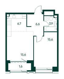 1-BD Apartment Sale, 50平方米 at Primavera, Volokolamskoye Highway, вл67, Moscow, Russia #2 1-BD Apartment Sale, 50平方米 at Primavera, Volokolamskoye Highway, вл67, Moscow, Russia #2