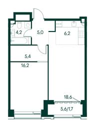 1-BD Apartment Sale, 57.3平方米 at Primavera, Volokolamskoye Highway, вл67, Moscow, Russia #3 1-BD Apartment Sale, 57.3平方米 at Primavera, Volokolamskoye Highway, вл67, Moscow, Russia #3
