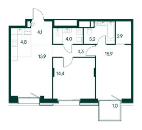 2-BD Apartment Sale, 72.5平方米 at Primavera, Volokolamskoye Highway, вл67, Moscow, Russia #2 2-BD Apartment Sale, 72.5平方米 at Primavera, Volokolamskoye Highway, вл67, Moscow, Russia #2