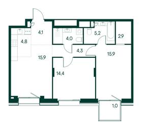 2-BD Apartment Sale, 72.5平方米 at Primavera, Volokolamskoye Highway, вл67, Moscow, Russia #2 2-BD Apartment Sale, 72.5平方米 at Primavera, Volokolamskoye Highway, вл67, Moscow, Russia #2