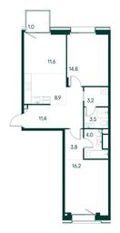 2-BD Apartment Sale, 78.4 sq. m. at Primavera, Volokolamskoye Highway, вл67, Moscow, Russia #2 2-BD Apartment Sale, 78.4 sq. m. at Primavera, Volokolamskoye Highway, вл67, Moscow, Russia #2