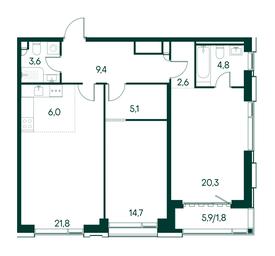2-BD Apartment Sale, 90.1平方米 at Primavera, Volokolamskoye Highway, вл67, Moscow, Russia #3 2-BD Apartment Sale, 90.1平方米 at Primavera, Volokolamskoye Highway, вл67, Moscow, Russia #3