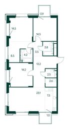 3-BD Apartment Sale, 114平方米 at Primavera, Volokolamskoye Highway, вл67, Moscow, Russia #2 3-BD Apartment Sale, 114平方米 at Primavera, Volokolamskoye Highway, вл67, Moscow, Russia #2
