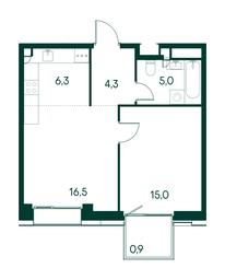 1-BD Apartment Sale, 48 sq. m. at Primavera, Volokolamskoye Highway, вл67, Moscow, Russia #2 1-BD Apartment Sale, 48 sq. m. at Primavera, Volokolamskoye Highway, вл67, Moscow, Russia #2