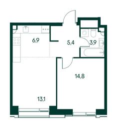 1-BD Apartment Sale, 44.1 sq. m. at Primavera, Volokolamskoye Highway, вл67, Moscow, Russia #3 1-BD Apartment Sale, 44.1 sq. m. at Primavera, Volokolamskoye Highway, вл67, Moscow, Russia #3