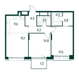 2-BD Apartment Sale, 78.6平方米 at Primavera, Volokolamskoye Highway, вл67, Moscow, Russia #2
