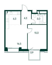 1-BD Apartment Sale, 48 sq. m. at Primavera, Volokolamskoye Highway, вл67, Moscow, Russia #2 1-BD Apartment Sale, 48 sq. m. at Primavera, Volokolamskoye Highway, вл67, Moscow, Russia #2