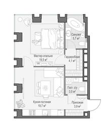 1-BD Apartment Sale, 56.2 sq. m. at Life Time, Sergeya Makeyeva Street, вл11/9с1-10, Moscow, Russia #3 1-BD Apartment Sale, 56.2 sq. m. at Life Time, Sergeya Makeyeva Street, вл11/9с1-10, Moscow, Russia #3