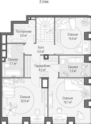 5-BD Apartment Sale, 180 sq. m. at Life Time, Sergeya Makeyeva Street, вл11/9с1-10, Moscow, Russia #2 5-BD Apartment Sale, 180 sq. m. at Life Time, Sergeya Makeyeva Street, вл11/9с1-10, Moscow, Russia #2