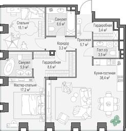 1-BD Apartment Sale, 56.2 sq. m. at Life Time, Sergeya Makeyeva Street, вл11/9с1-10, Moscow, Russia #3 1-BD Apartment Sale, 56.2 sq. m. at Life Time, Sergeya Makeyeva Street, вл11/9с1-10, Moscow, Russia #3