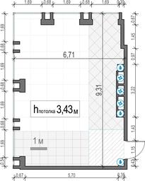 1-BD Apartment Sale, 57.4 sq. m. at Life Time, Sergeya Makeyeva Street, вл11/9с1-10, Moscow, Russia #3