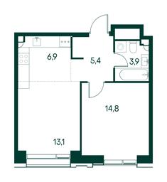 1-BD Apartment Sale, 44.1 sq. m. at Primavera, Volokolamskoye Highway, вл67, Moscow, Russia #2 1-BD Apartment Sale, 44.1 sq. m. at Primavera, Volokolamskoye Highway, вл67, Moscow, Russia #2