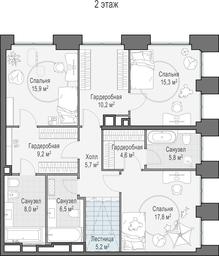 5-BD Apartment Sale, 209.3 sq. m. at Life Time, Sergeya Makeyeva Street, вл11/9с1-10, Moscow, Russia #2 5-BD Apartment Sale, 209.3 sq. m. at Life Time, Sergeya Makeyeva Street, вл11/9с1-10, Moscow, Russia #2