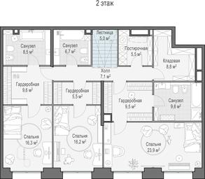 4-BD Apartment Sale, 265.6 sq. m. at Life Time, Sergeya Makeyeva Street, вл11/9с1-10, Moscow, Russia #2 4-BD Apartment Sale, 265.6 sq. m. at Life Time, Sergeya Makeyeva Street, вл11/9с1-10, Moscow, Russia #2