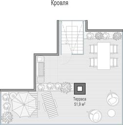 1-BD Apartment Sale, 128.4 sq. m. at Life Time, Sergeya Makeyeva Street, вл11/9с1-10, Moscow, Russia #3