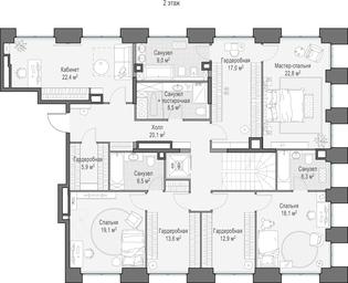 4-BD Apartment Sale, 422.3 sq. m. at Life Time, Sergeya Makeyeva Street, вл11/9с1-10, Moscow, Russia #2 4-BD Apartment Sale, 422.3 sq. m. at Life Time, Sergeya Makeyeva Street, вл11/9с1-10, Moscow, Russia #2