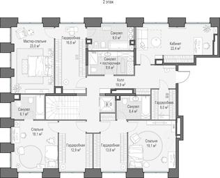 4-BD Apartment Sale, 421.5 sq. m. at Life Time, Sergeya Makeyeva Street, вл11/9с1-10, Moscow, Russia #2 4-BD Apartment Sale, 421.5 sq. m. at Life Time, Sergeya Makeyeva Street, вл11/9с1-10, Moscow, Russia #2