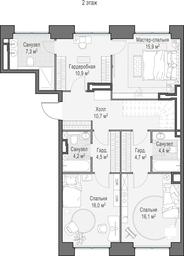 3-BD Apartment Sale, 221.6 sq. m. at Life Time, Sergeya Makeyeva Street, вл11/9с1-10, Moscow, Russia #2