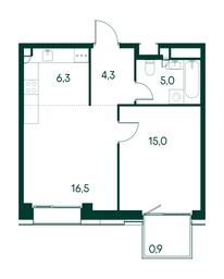 1-BD Apartment Sale, 48 sq. m. at Primavera, Volokolamskoye Highway, вл67, Moscow, Russia #2 1-BD Apartment Sale, 48 sq. m. at Primavera, Volokolamskoye Highway, вл67, Moscow, Russia #2