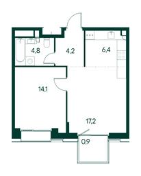 1-BD Apartment Sale, 47.6平方米 at Primavera, Volokolamskoye Highway, вл67, Moscow, Russia #2 1-BD Apartment Sale, 47.6平方米 at Primavera, Volokolamskoye Highway, вл67, Moscow, Russia #2
