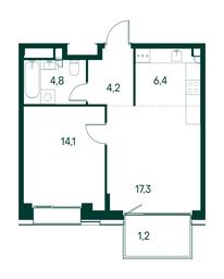 1-BD Apartment Sale, 48 sq. m. at Primavera, Volokolamskoye Highway, вл67, Moscow, Russia #2 1-BD Apartment Sale, 48 sq. m. at Primavera, Volokolamskoye Highway, вл67, Moscow, Russia #2