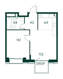 1-BD Apartment Sale, 47.6 sq. m. at Primavera, Volokolamskoye Highway, вл67, Moscow, Russia #3 1-BD Apartment Sale, 47.6 sq. m. at Primavera, Volokolamskoye Highway, вл67, Moscow, Russia #3