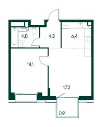 1-BD Apartment Sale, 47.6 sq. m. at Primavera, Volokolamskoye Highway, вл67, Moscow, Russia #2 1-BD Apartment Sale, 47.6 sq. m. at Primavera, Volokolamskoye Highway, вл67, Moscow, Russia #2