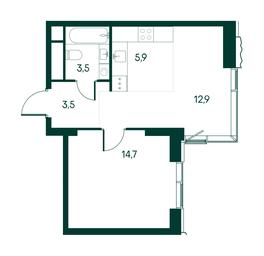 1-BD Apartment Sale, 40.5 sq. m. at Primavera, Volokolamskoye Highway, вл67, Moscow, Russia #2 1-BD Apartment Sale, 40.5 sq. m. at Primavera, Volokolamskoye Highway, вл67, Moscow, Russia #2