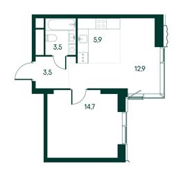 1-BD Apartment Sale, 40.5 sq. m. at Primavera, Volokolamskoye Highway, вл67, Moscow, Russia #3 1-BD Apartment Sale, 40.5 sq. m. at Primavera, Volokolamskoye Highway, вл67, Moscow, Russia #3