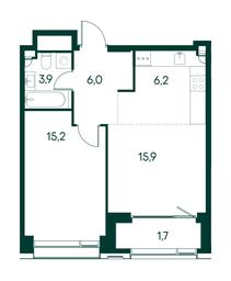 1-BD Apartment Sale, 48.9 sq. m. at Primavera, Volokolamskoye Highway, вл67, Moscow, Russia #2 1-BD Apartment Sale, 48.9 sq. m. at Primavera, Volokolamskoye Highway, вл67, Moscow, Russia #2