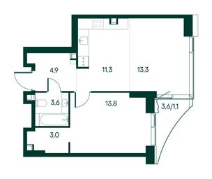 1-BD Apartment Sale, 51平方米 at Primavera, Volokolamskoye Highway, вл67, Moscow, Russia #3 1-BD Apartment Sale, 51平方米 at Primavera, Volokolamskoye Highway, вл67, Moscow, Russia #3