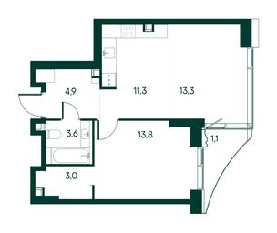 1-BD Apartment Sale, 51平方米 at Primavera, Volokolamskoye Highway, вл67, Moscow, Russia #2 1-BD Apartment Sale, 51平方米 at Primavera, Volokolamskoye Highway, вл67, Moscow, Russia #2