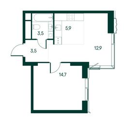 1-BD Apartment Sale, 40.5平方米 at Primavera, Volokolamskoye Highway, вл67, Moscow, Russia #3 1-BD Apartment Sale, 40.5平方米 at Primavera, Volokolamskoye Highway, вл67, Moscow, Russia #3