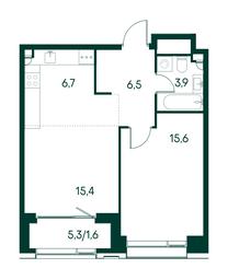 1-BD Apartment Sale, 49.7平方米 at Primavera, Volokolamskoye Highway, вл67, Moscow, Russia #3 1-BD Apartment Sale, 49.7平方米 at Primavera, Volokolamskoye Highway, вл67, Moscow, Russia #3