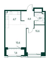 1-BD Apartment Sale, 50 sq. m. at Primavera, Volokolamskoye Highway, вл67, Moscow, Russia #2