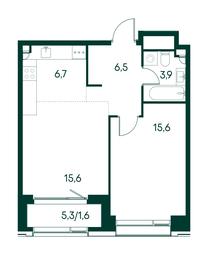 1-BD Apartment Sale, 49.9 sq. m. at Primavera, Volokolamskoye Highway, вл67, Moscow, Russia #3 1-BD Apartment Sale, 49.9 sq. m. at Primavera, Volokolamskoye Highway, вл67, Moscow, Russia #3