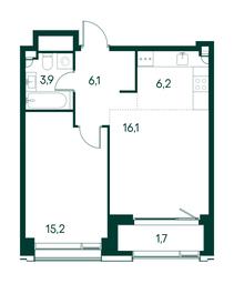 1-BD Apartment Sale, 49.2 sq. m. at Primavera, Volokolamskoye Highway, вл67, Moscow, Russia #2 1-BD Apartment Sale, 49.2 sq. m. at Primavera, Volokolamskoye Highway, вл67, Moscow, Russia #2