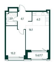 1-BD Apartment Sale, 49.2 sq. m. at Primavera, Volokolamskoye Highway, вл67, Moscow, Russia #3 1-BD Apartment Sale, 49.2 sq. m. at Primavera, Volokolamskoye Highway, вл67, Moscow, Russia #3