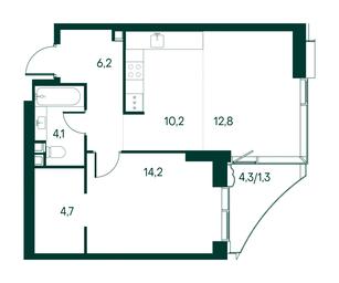1-BD Apartment Sale, 53.5 sq. m. at Primavera, Volokolamskoye Highway, вл67, Moscow, Russia #3 1-BD Apartment Sale, 53.5 sq. m. at Primavera, Volokolamskoye Highway, вл67, Moscow, Russia #3