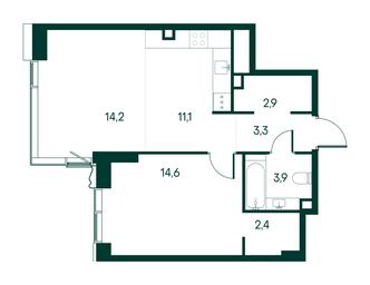 1-BD Apartment Sale, 52.4 sq. m. at Primavera, Volokolamskoye Highway, вл67, Moscow, Russia #3 1-BD Apartment Sale, 52.4 sq. m. at Primavera, Volokolamskoye Highway, вл67, Moscow, Russia #3