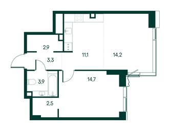 1-BD Apartment Sale, 52.6 sq. m. at Primavera, Volokolamskoye Highway, вл67, Moscow, Russia #2 1-BD Apartment Sale, 52.6 sq. m. at Primavera, Volokolamskoye Highway, вл67, Moscow, Russia #2