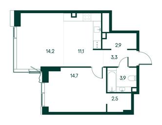 1-BD Apartment Sale, 52.6平方米 at Primavera, Volokolamskoye Highway, вл67, Moscow, Russia #2 1-BD Apartment Sale, 52.6平方米 at Primavera, Volokolamskoye Highway, вл67, Moscow, Russia #2
