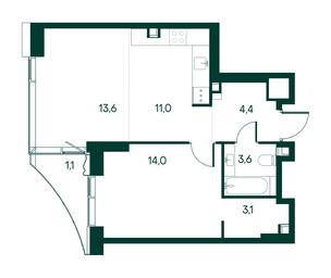 1-BD Apartment Sale, 50.8 sq. m. at Primavera, Volokolamskoye Highway, вл67, Moscow, Russia #2 1-BD Apartment Sale, 50.8 sq. m. at Primavera, Volokolamskoye Highway, вл67, Moscow, Russia #2