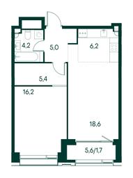 1-BD Apartment Sale, 57.3 sq. m. at Primavera, Volokolamskoye Highway, вл67, Moscow, Russia #3 1-BD Apartment Sale, 57.3 sq. m. at Primavera, Volokolamskoye Highway, вл67, Moscow, Russia #3