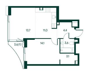1-BD Apartment Sale, 51平方米 at Primavera, Volokolamskoye Highway, вл67, Moscow, Russia #3 1-BD Apartment Sale, 51平方米 at Primavera, Volokolamskoye Highway, вл67, Moscow, Russia #3