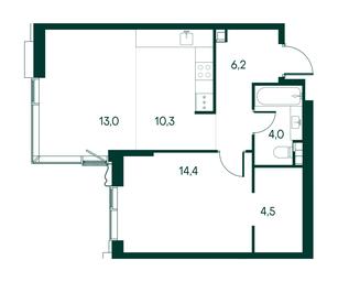 1-BD Apartment Sale, 52.4平方米 at Primavera, Volokolamskoye Highway, вл67, Moscow, Russia #3 1-BD Apartment Sale, 52.4平方米 at Primavera, Volokolamskoye Highway, вл67, Moscow, Russia #3