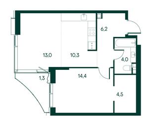 1-BD Apartment Sale, 53.7 sq. m. at Primavera, Volokolamskoye Highway, вл67, Moscow, Russia #2 1-BD Apartment Sale, 53.7 sq. m. at Primavera, Volokolamskoye Highway, вл67, Moscow, Russia #2