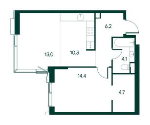 1-BD Apartment Sale, 52.7 sq. m. at Primavera, Volokolamskoye Highway, вл67, Moscow, Russia #2 1-BD Apartment Sale, 52.7 sq. m. at Primavera, Volokolamskoye Highway, вл67, Moscow, Russia #2
